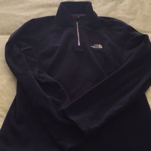 North Face navy blue fleece